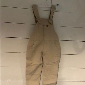 Linen overalls